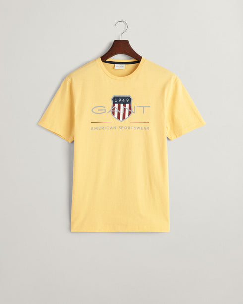 Gant Archive Shield Tee Yellow
